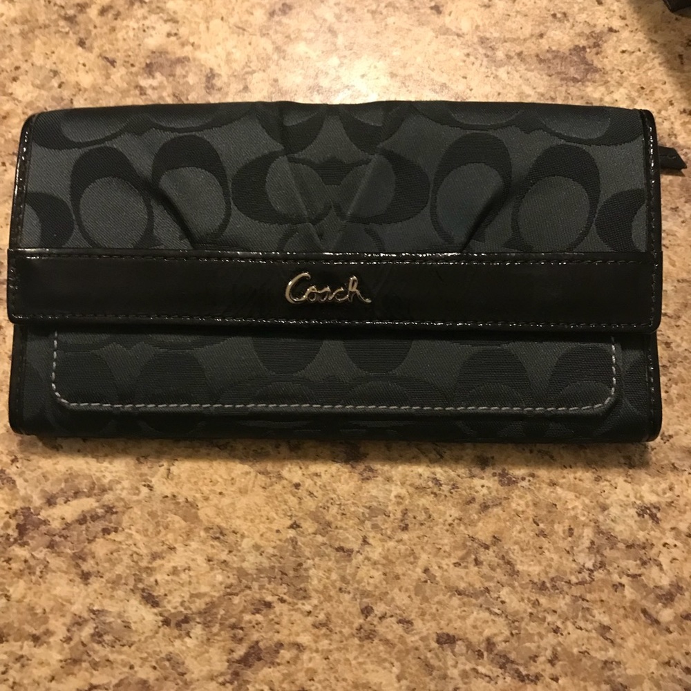 Black Coach Wallet